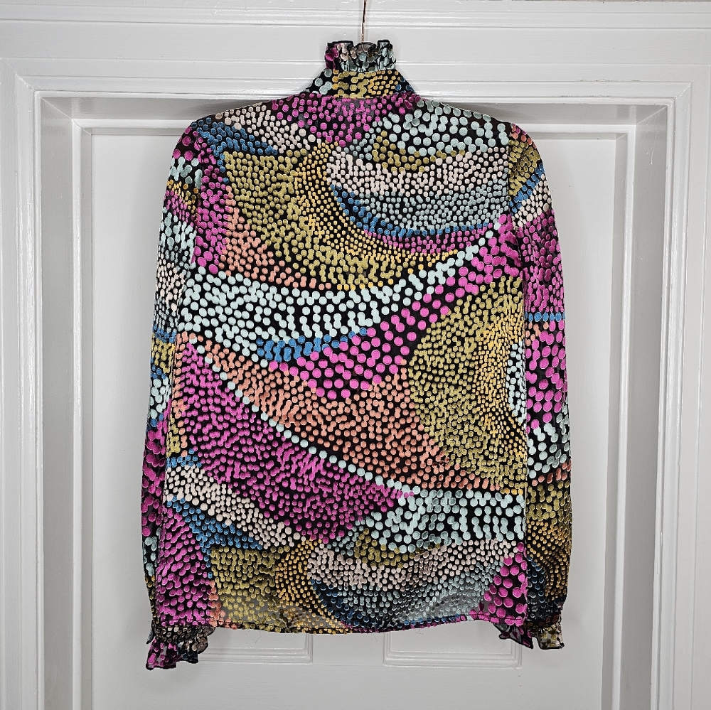 Saloni Multicolor Patterned Blouse - image 5